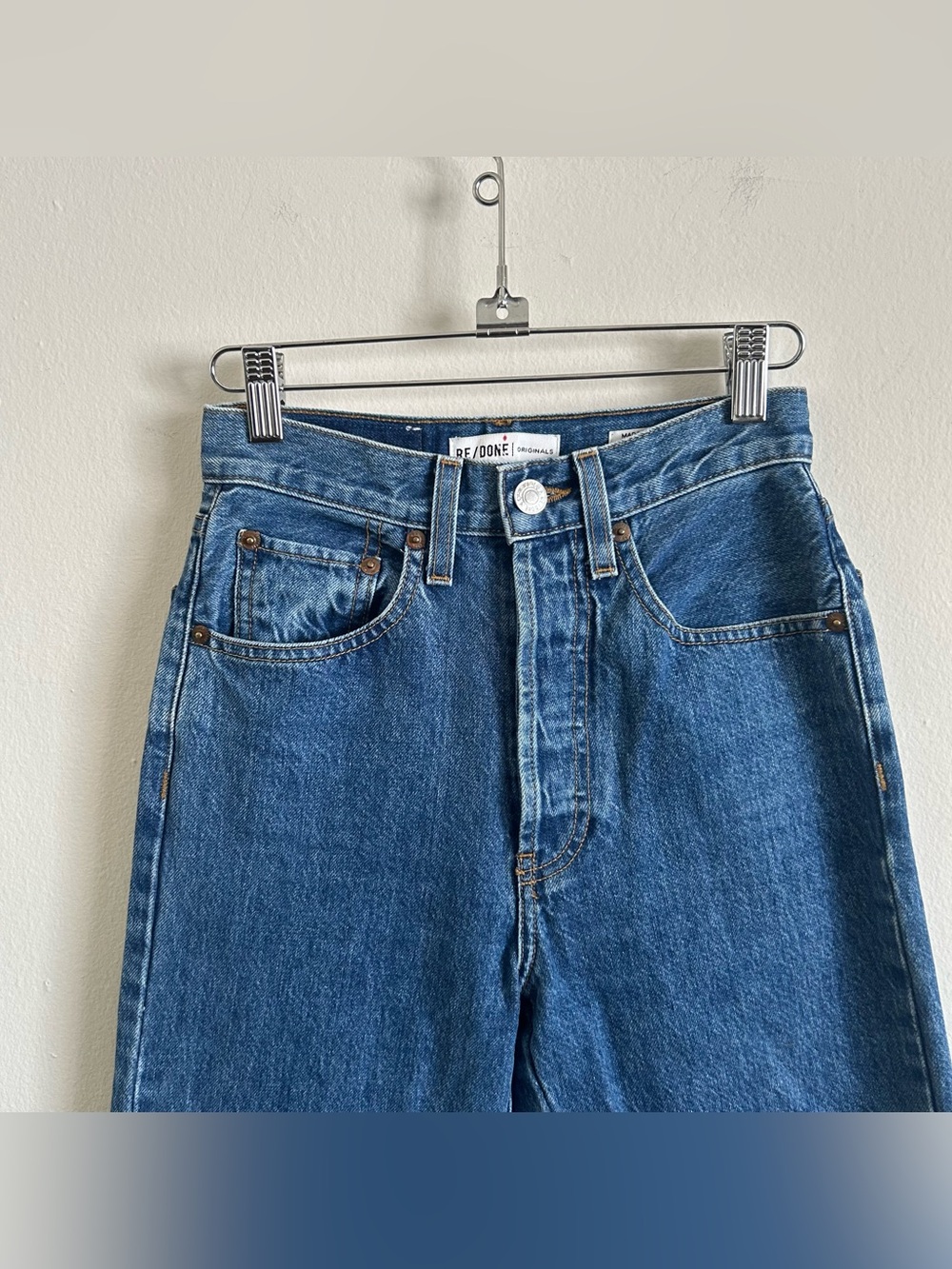 Re/Done High Rise Flared Jeans - Picture 5 of 10